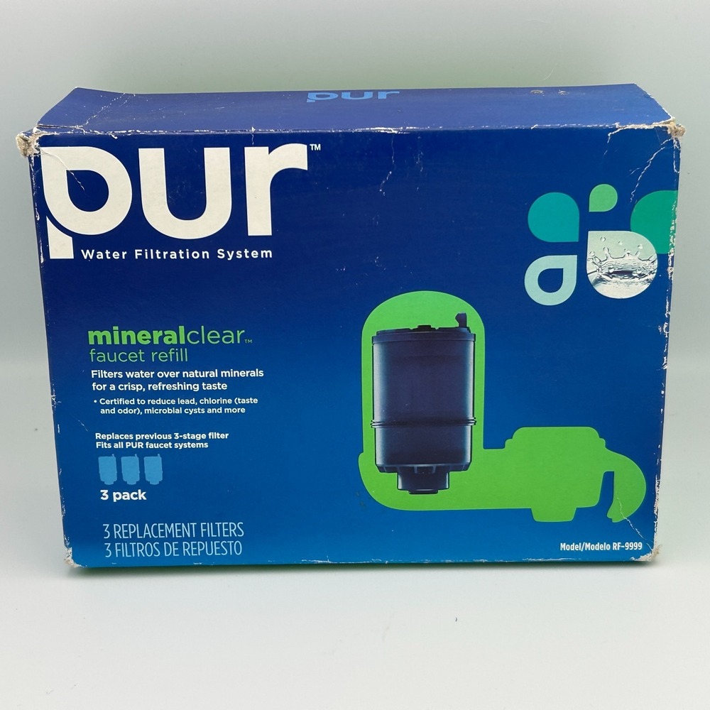 PUR RF-9999 Mineralclear Faucet Refill Filter Replacement Filters (Pack of 3)‎